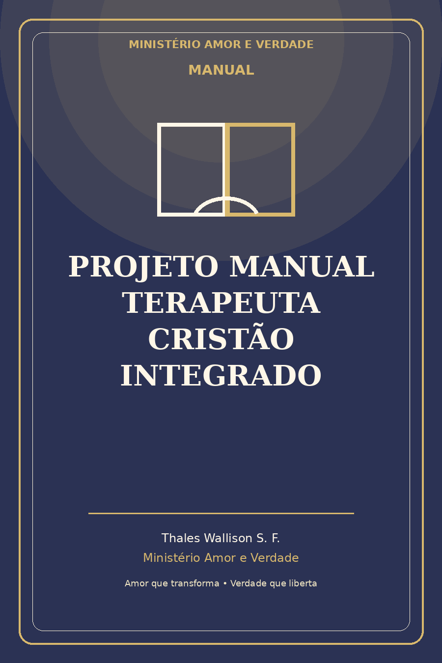 Capa: Projeto Manual Terapeuta Cristão Integrado